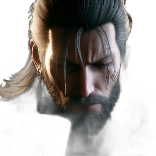 face, hair, mask, dragon transparent PNG cut-out