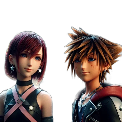 3d render, concept art, anime, fantasy art transparent PNG cut-out