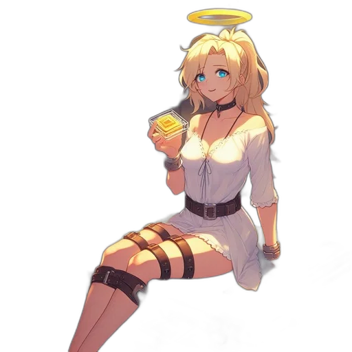 dress, food, staff, robot transparent PNG cut-out