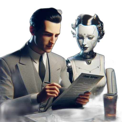 robot, face, concept art, 3d render transparent PNG cut-out
