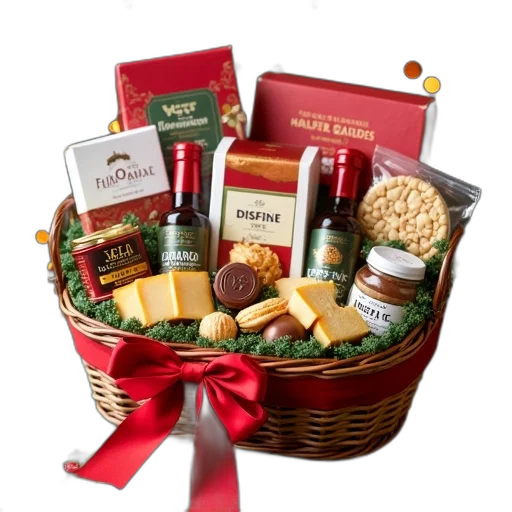 food, festive, holiday, basket transparent PNG cut-out