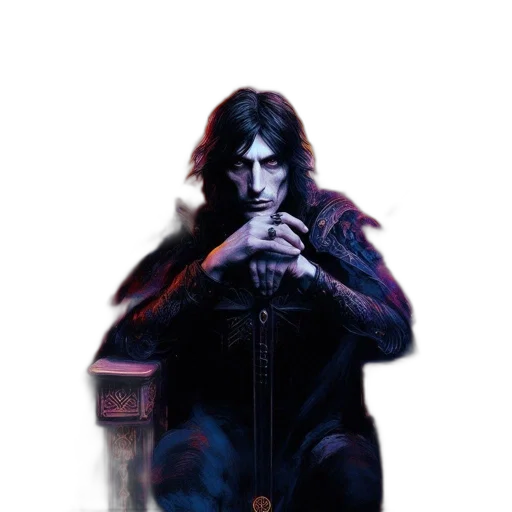 jacket, sword, weapon, face transparent PNG cut-out