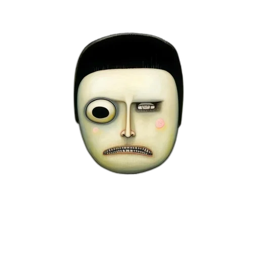 mask, face, robot, creature transparent PNG cut-out