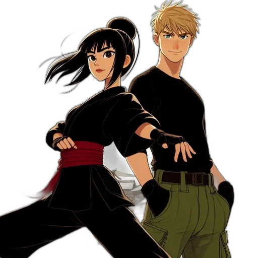 anime, concept art, comic book art, cartoon transparent PNG cut-out