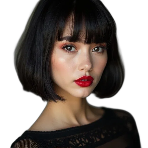 face, hair, jewelry, hat transparent PNG cut-out