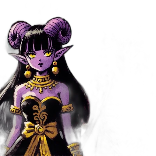 fantasy art, concept art, comic book art, anime transparent PNG cut-out