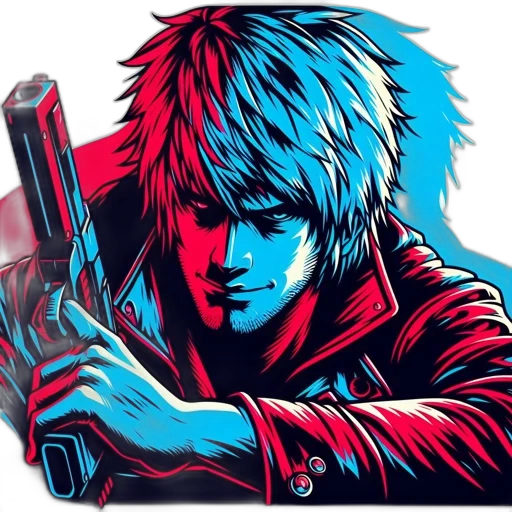 weapon, jacket, cyberpunk, concept art transparent PNG cut-out