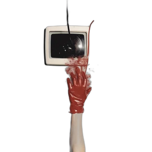 staff, robot, weapon, hair transparent PNG cut-out