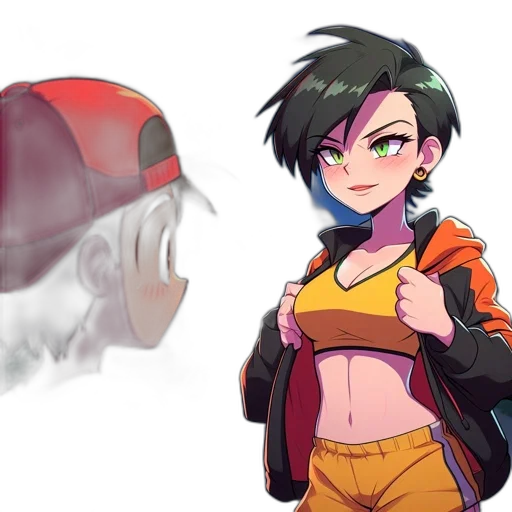jacket, weapon, robot, hat transparent PNG cut-out
