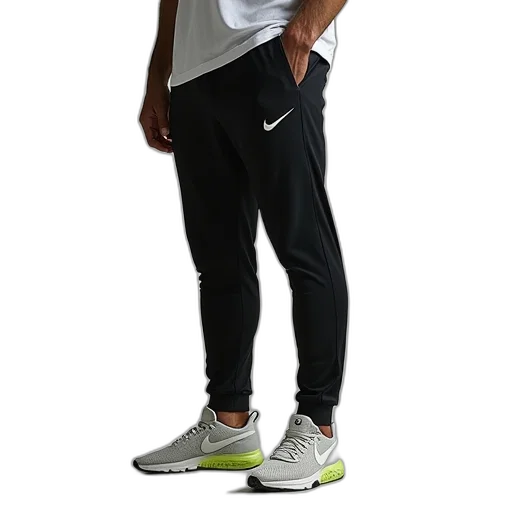 shoes, staff, jacket, monochrome transparent PNG cut-out