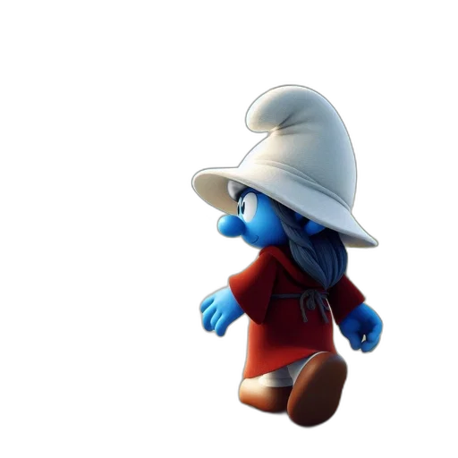 hat, staff, jacket, creature transparent PNG cut-out