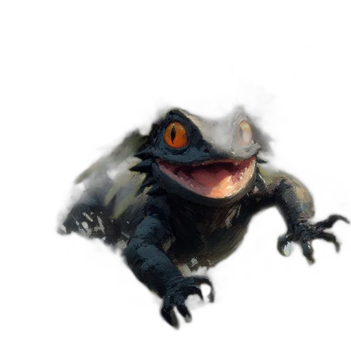 dragon, creature, animal, mask transparent PNG cut-out