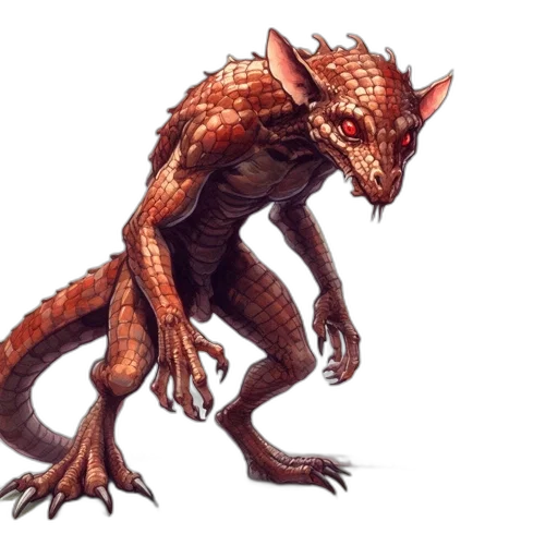 dragon, creature, animal, staff transparent PNG cut-out