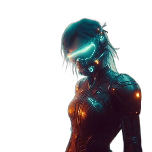 robot, mask, dress, face transparent PNG cut-out
