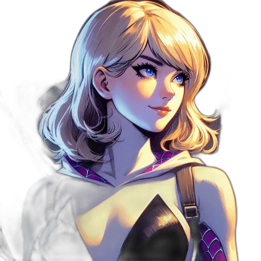 comic book art, concept art, fantasy art, cartoon transparent PNG cut-out