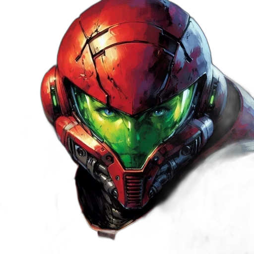 face, mask, robot, concept art transparent PNG cut-out