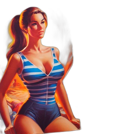 dress, photorealistic, comic book art, concept art transparent PNG cut-out