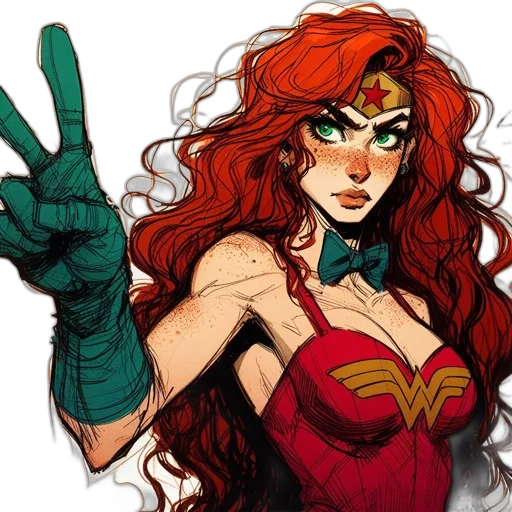 comic book art, concept art, cartoon, animated transparent PNG cut-out