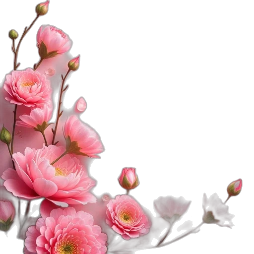 flower, crown, jewelry, photorealistic transparent PNG cut-out
