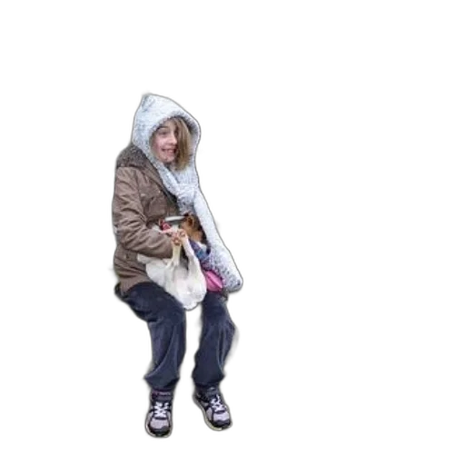 jacket, hat, creature, umbrella transparent PNG cut-out