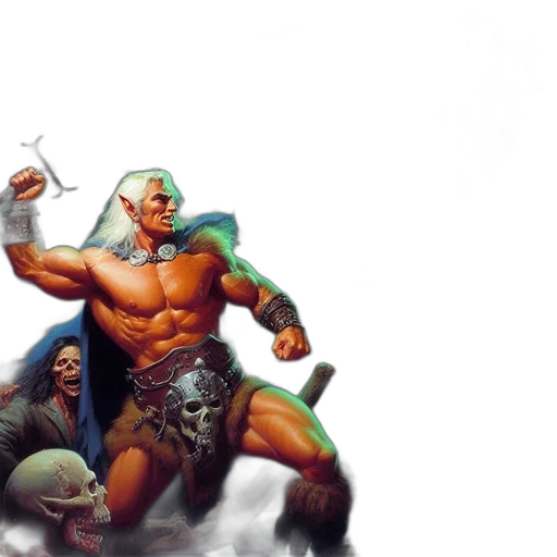 concept art, fantasy art, comic book art, dimly transparent PNG cut-out