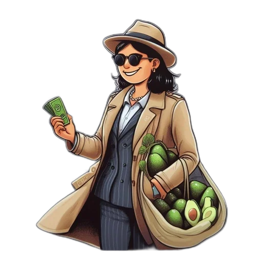 jacket, staff, concept art, pixel art transparent PNG cut-out