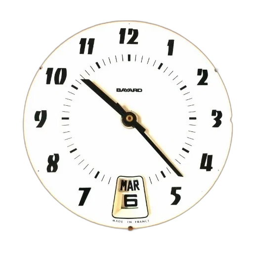 bayard, wall, clock, wooden transparent PNG cut-out