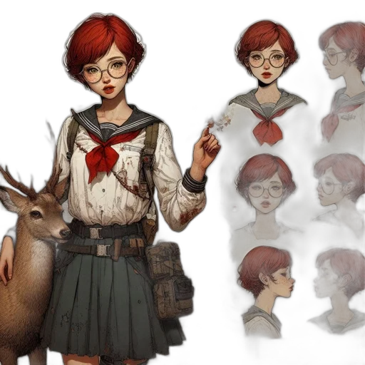dress, concept art, fantasy art, comic book art transparent PNG cut-out