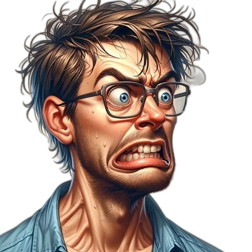 face, mask, staff, creature transparent PNG cut-out