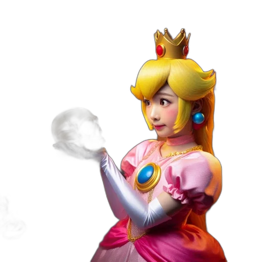 crown, dress, staff, mask transparent PNG cut-out