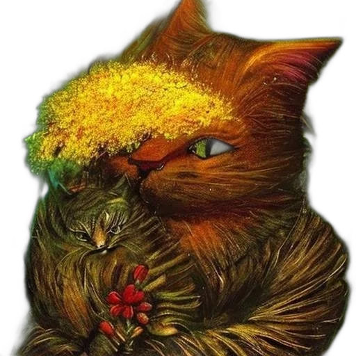 flower, mask, animal, hat transparent PNG cut-out