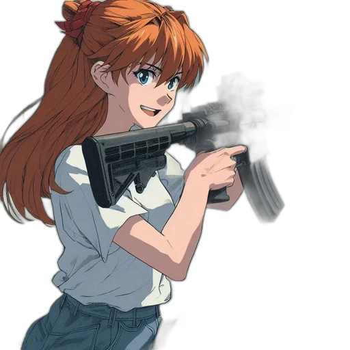 weapon, animal, staff, robot transparent PNG cut-out