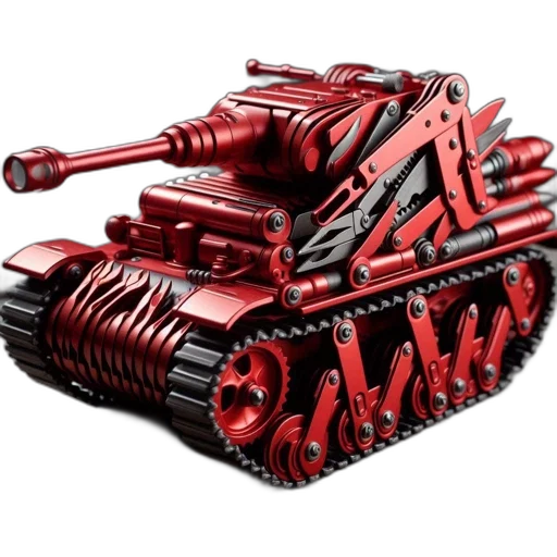 weapon, robot, car, 3d render transparent PNG cut-out