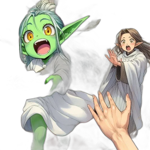 creature, staff, mask, dragon transparent PNG cut-out