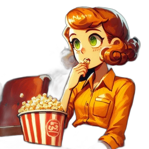staff, food, pixel art, cartoon transparent PNG cut-out