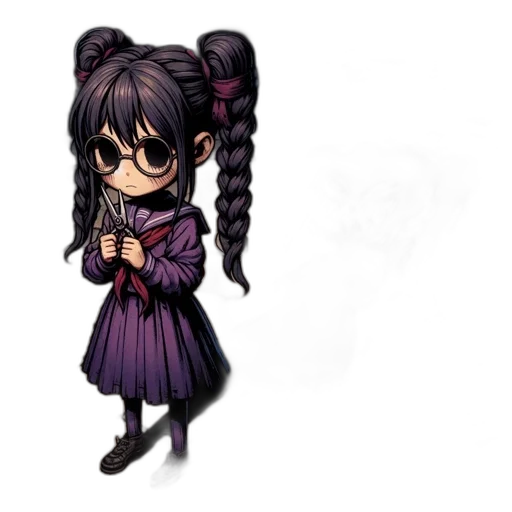 staff, weapon, hair, pixel art transparent PNG cut-out