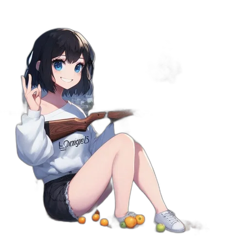 weapon, staff, food, dress transparent PNG cut-out