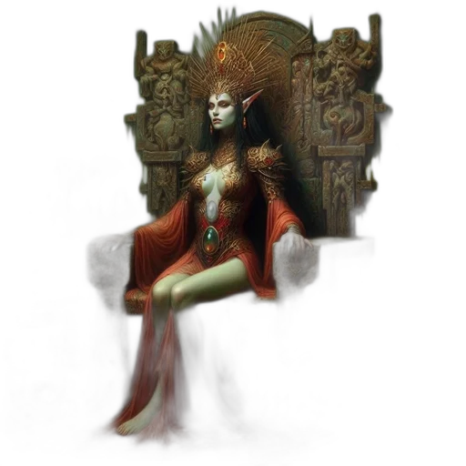 crown, jewelry, staff, mask transparent PNG cut-out
