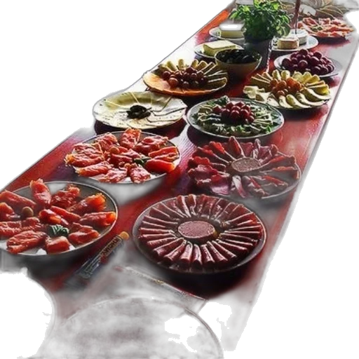 food, photorealistic, 3d render, long transparent PNG cut-out