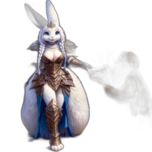 dragon, staff, dress, fantasy art transparent PNG cut-out