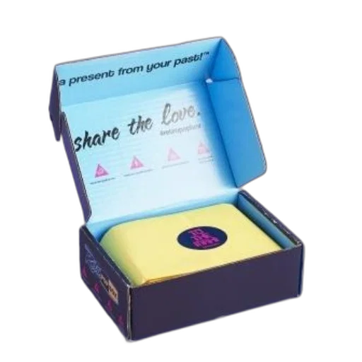 jewelry, open, box, yellow transparent PNG cut-out