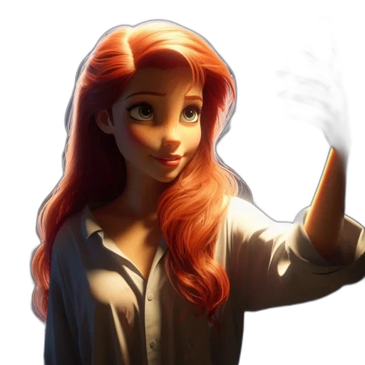 staff, dress, face, jewelry transparent PNG cut-out
