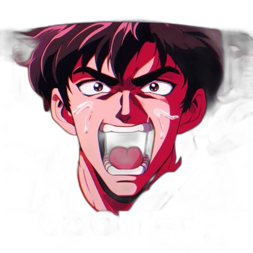 face, mask, anime, comic book art transparent PNG cut-out