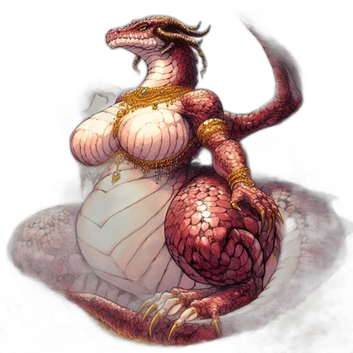 dragon, creature, dress, concept art transparent PNG cut-out