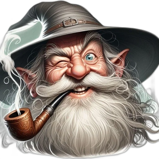 staff, face, hat, dragon transparent PNG cut-out
