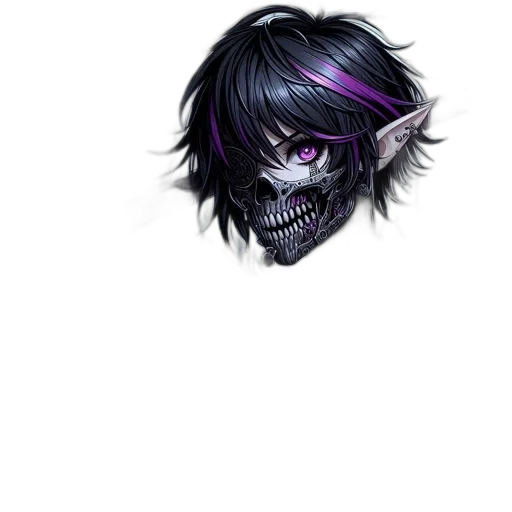 mask, face, creature, hair transparent PNG cut-out