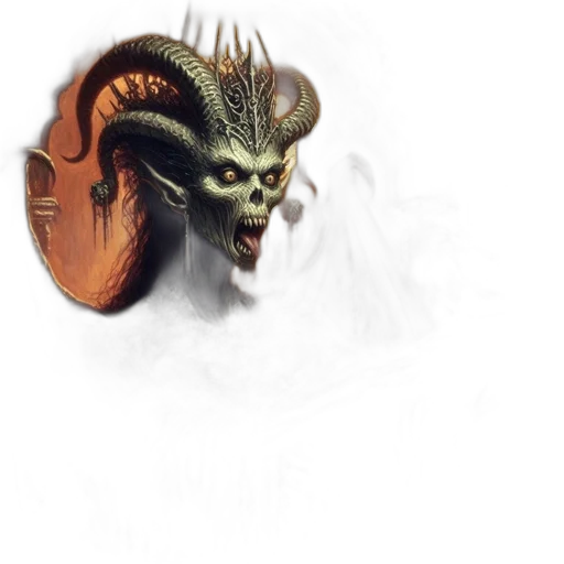 dragon, mask, creature, face transparent PNG cut-out