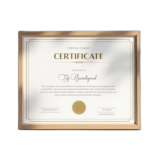 jewelry, certificate, card, mock transparent PNG cut-out