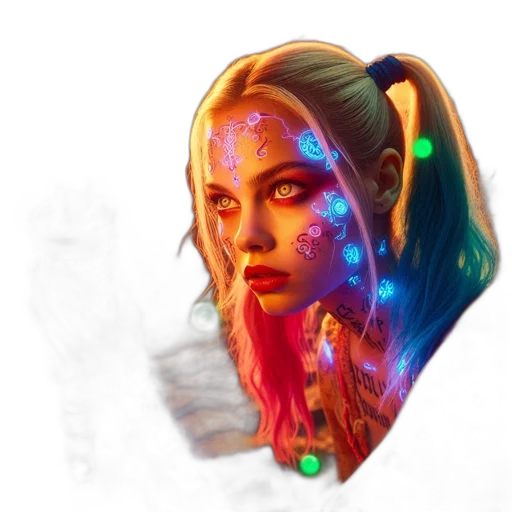 face, jewelry, mask, staff transparent PNG cut-out