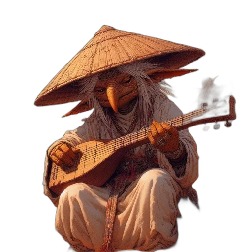 mask, staff, dragon, umbrella transparent PNG cut-out